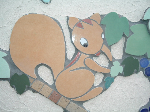 保育園タイル壁画